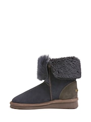 Celtic & Co. Blue Toscana Trim Slipper Boots - Image 2 of 5