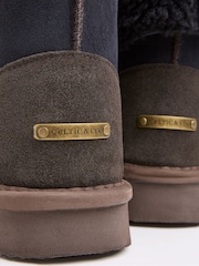 Celtic & Co. Blue Toscana Trim Slipper Boots - Image 5 of 5