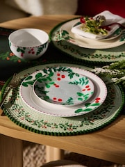 12 Piece Christmas Foliage Dinner Set - Imagen 2 de 5