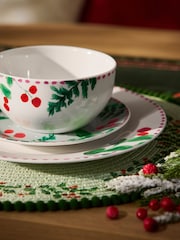 12 Piece Christmas Foliage Dinner Set - Imagen 3 de 5