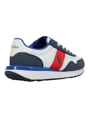 Polo Ralph Lauren White Train 89 Sport Trainers - Image 10 of 10