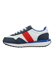 Polo Ralph Lauren White Train 89 Sport Trainers - Image 7 of 10