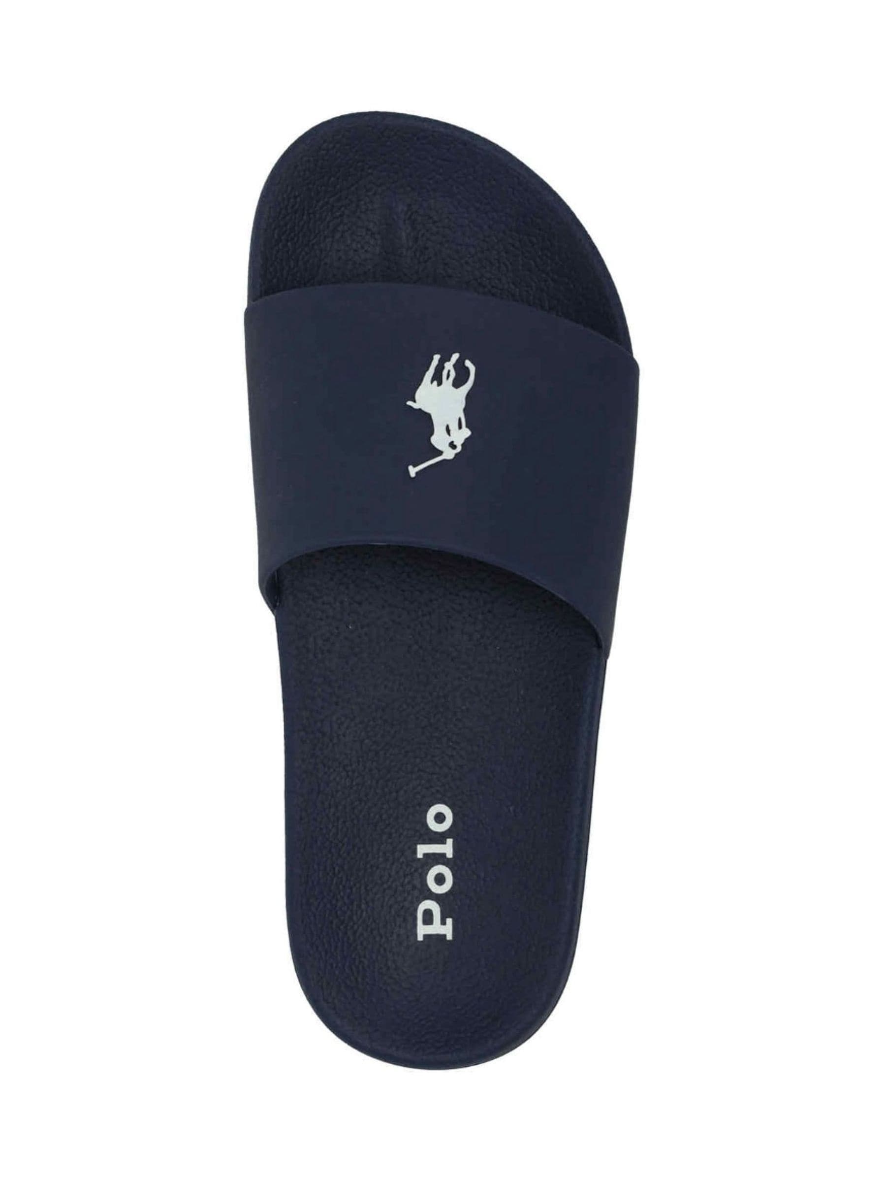 Buy Polo Ralph Lauren Blue Lennon Sliders from Next USA