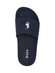 Polo Ralph Lauren Blue Lennon Sliders - Image 10 of 11