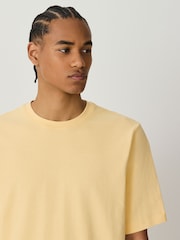 Yellow Relaxed Fit Heavyweight T-Shirt - Image 4 of 7