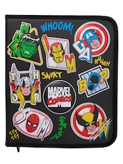 Smiggle Black Marvel Zip It Stationery Gift Pack - Image 3 of 3