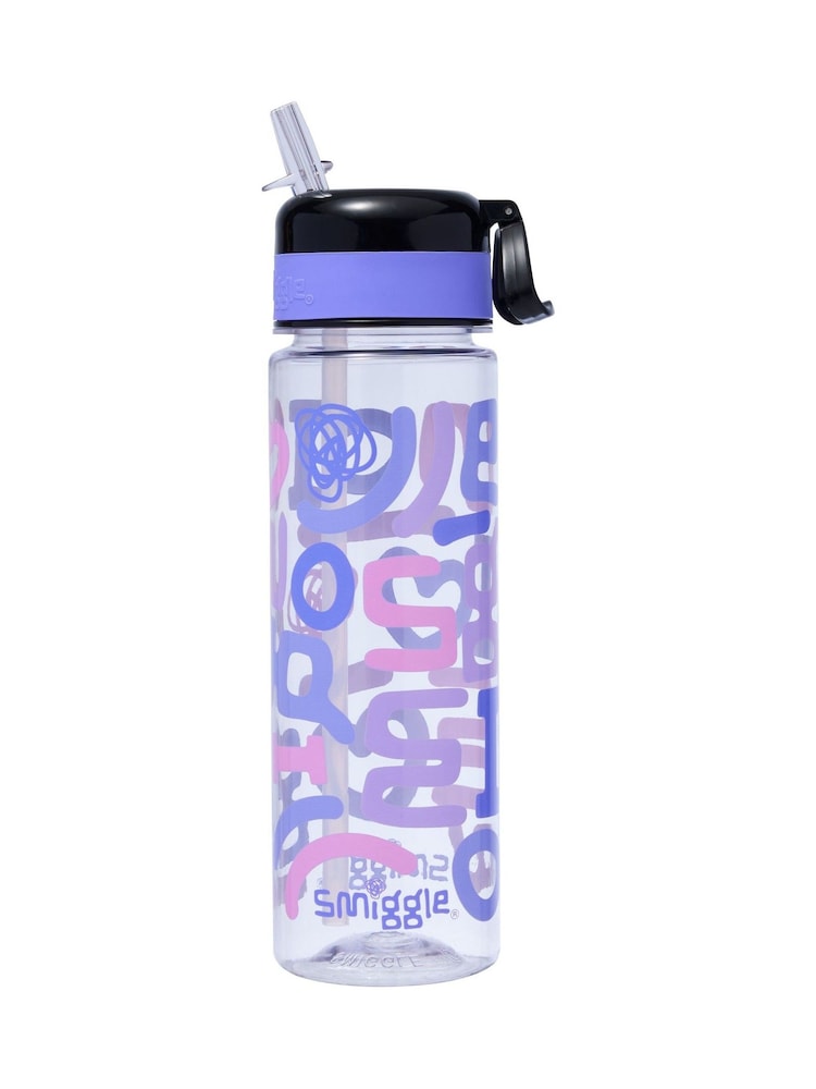 Smiggle Purple Smiggler Plastic Drink 650Ml Bottle - Image 1 of 2 Smiggle Purple Smiggler Plastic Drink 650Ml Bottle - Image 1 of 2