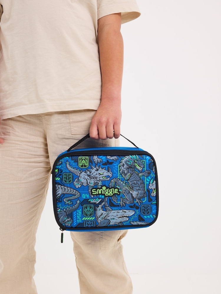 Smiggle Blue All Stars Oblong Attach Id Lunchbox - Image 5 of 5 Smiggle Blue All Stars Oblong Attach Id Lunchbox - Image 5 of 5