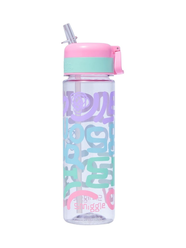 Smiggle Pink Smiggler Plastic Drink 650Ml Bottle - Image 1 of 2 Smiggle Pink Smiggler Plastic Drink 650Ml Bottle - Image 1 of 2