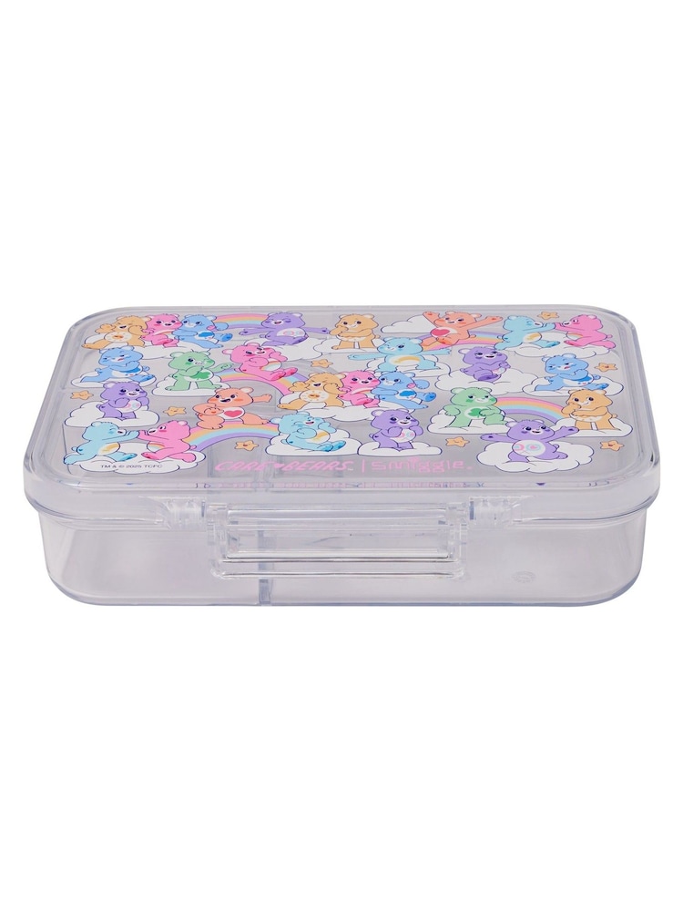 Smiggle Pink Care Bears Medium See Me Bento Lunchbox - Image 2 of 3 Smiggle Pink Care Bears Medium See Me Bento Lunchbox - Image 2 of 3