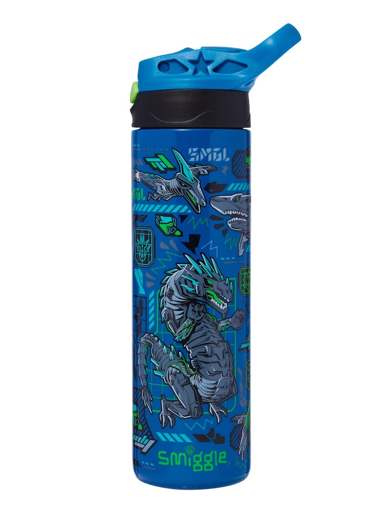 Smiggle Blue All Stars Stainless Steel Flip Drink 520Ml Bottle - Image 1 of 2 Smiggle Blue All Stars Stainless Steel Flip Drink 520Ml Bottle - Image 1 of 2