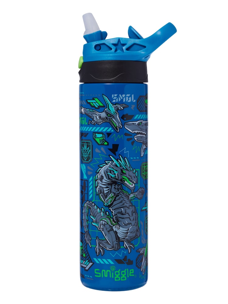 Smiggle Blue All Stars Stainless Steel Flip Drink 520Ml Bottle - Image 2 of 2 Smiggle Blue All Stars Stainless Steel Flip Drink 520Ml Bottle - Image 2 of 2