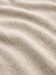 Neutral Signature Textured T-Shirt with Linen - Image 8 of 8