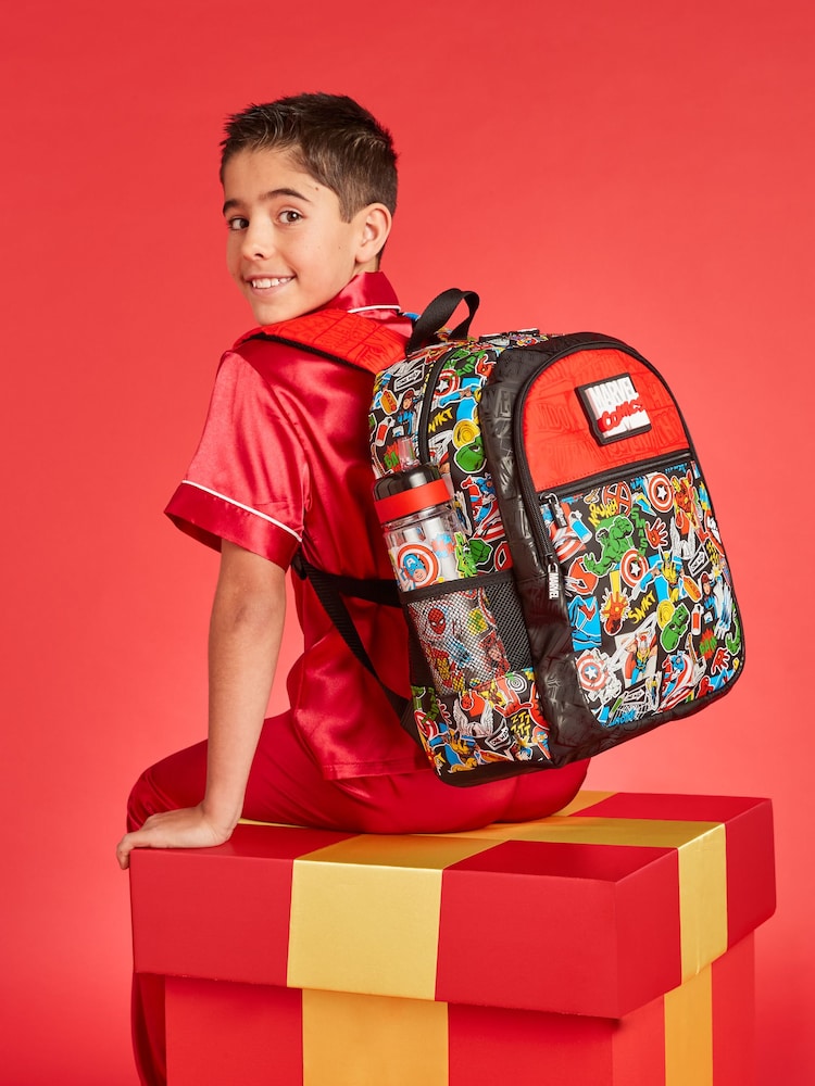 Smiggle Black Marvel Classic Backpack - Image 1 of 5 Smiggle Black Marvel Classic Backpack - Image 1 of 5