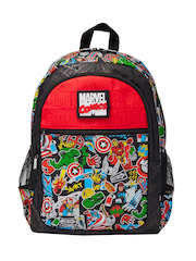 Smiggle Black Marvel Classic Backpack - Image 2 of 5