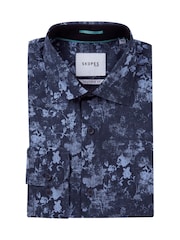 Skopes Cotton Tailored Fit Formal Stripe Oxford Design Shirt - Imagen 7 de 7