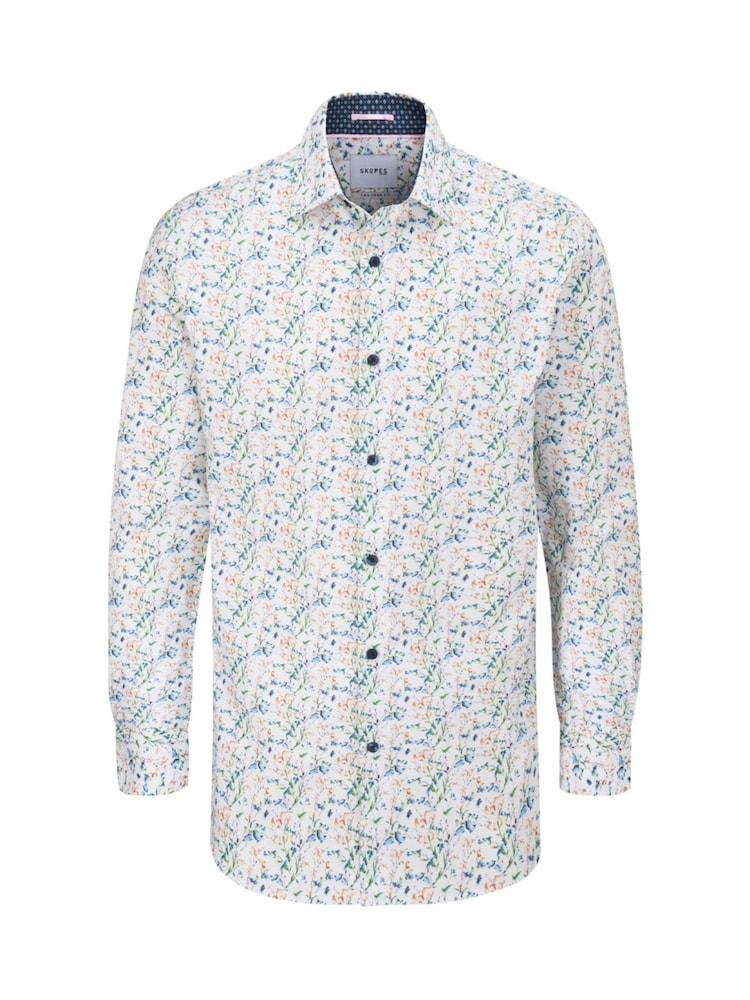 Skopes Blue Tailored Fit Ultimate Comfort Formal Shirt - Image 7 of 7 Skopes Blue Tailored Fit Ultimate Comfort Formal Shirt - Image 7 of 7