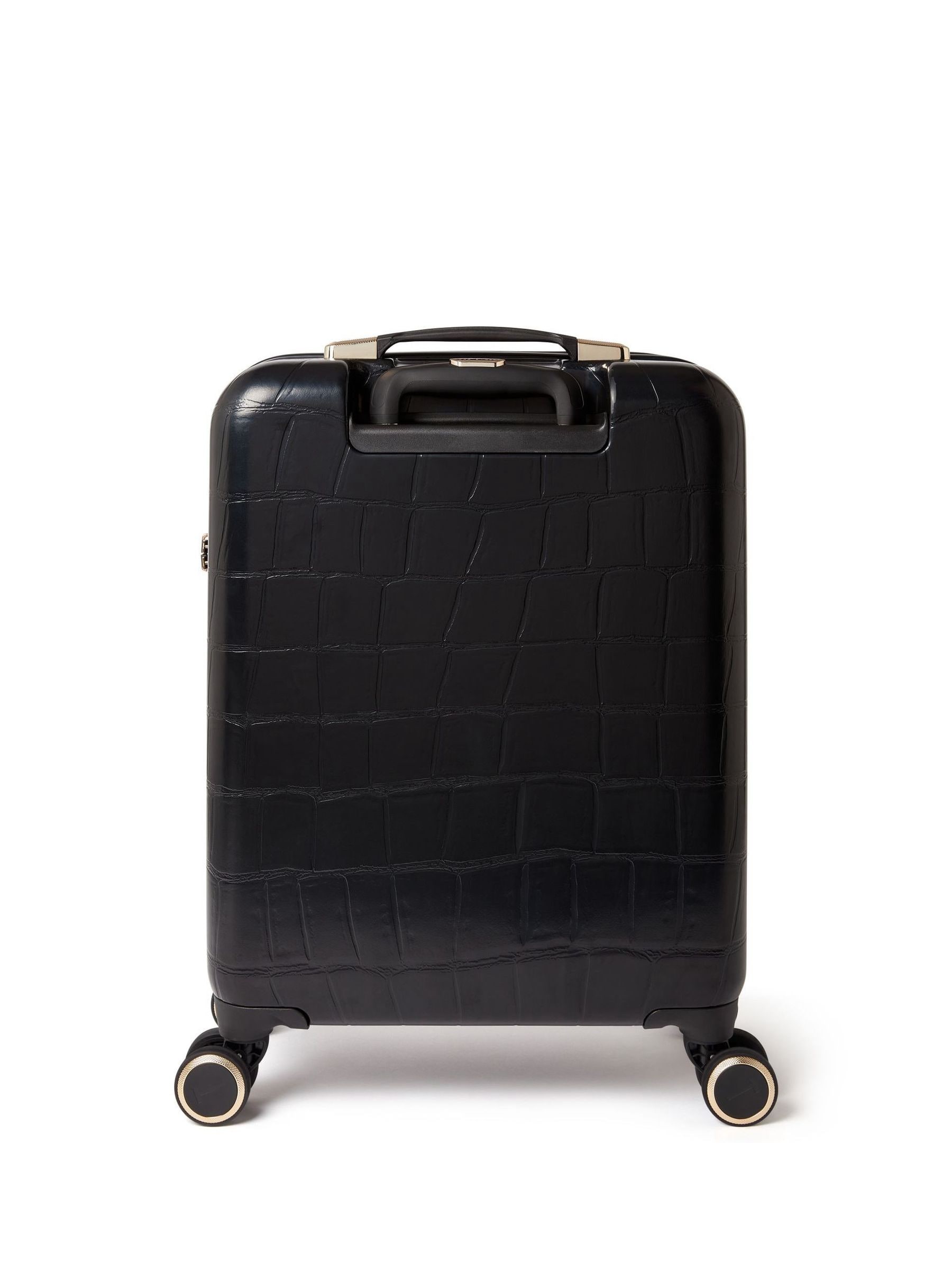 TED BAKER テッドベイカー キャリーケース ブラック レディース Next：日本 ブラック - Ted Bakerアイコン・クロコキャビンケース from