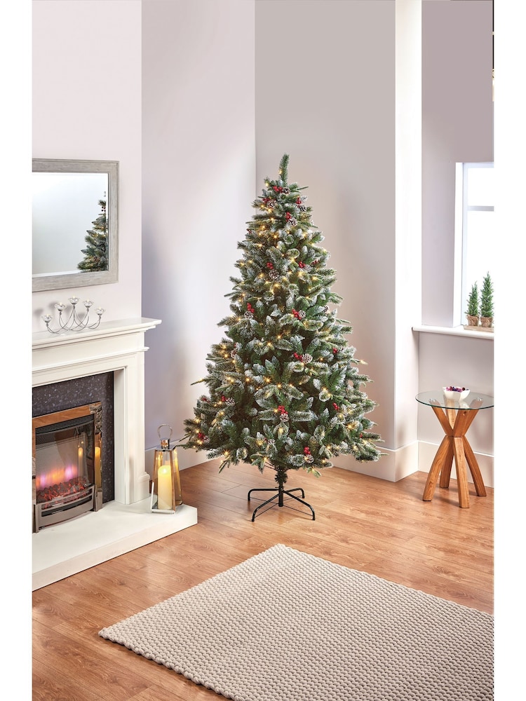Premier Decorations Ltd 7ft Pre Lit New Jersey Christmas Tree - Image 1 of 5 Premier Decorations Ltd 7ft Pre Lit New Jersey Christmas Tree - Image 1 of 5