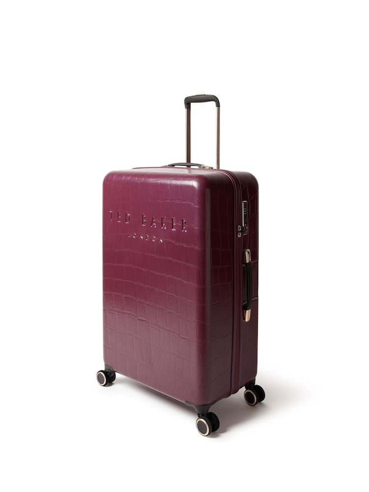 红色 - Ted Baker Icon 鳄鱼纹大号手提箱 - 9的图像2｝