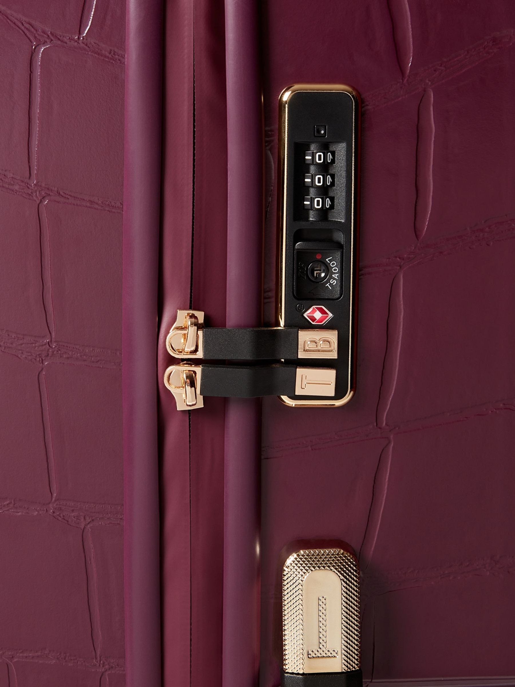 Buy Ted Baker Red Icon Case Croc Large Suitcase from Next USA