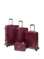 红色 - Ted Baker Icon 鳄鱼纹大号手提箱 - 9的图像8｝