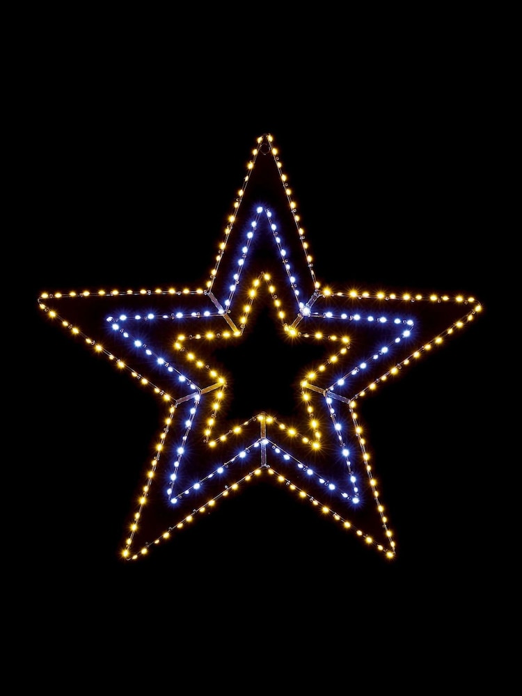 Premier Decorations Ltd 79 x 76cm Flashing Flexibright Star with 248 LEDs - Image 2 of 2