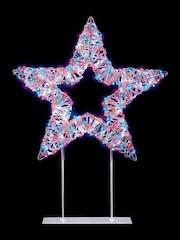 Premier Decorations Ltd Table Top Star with 720 Twinkling Rainbow LEDs - Image 3 of 3