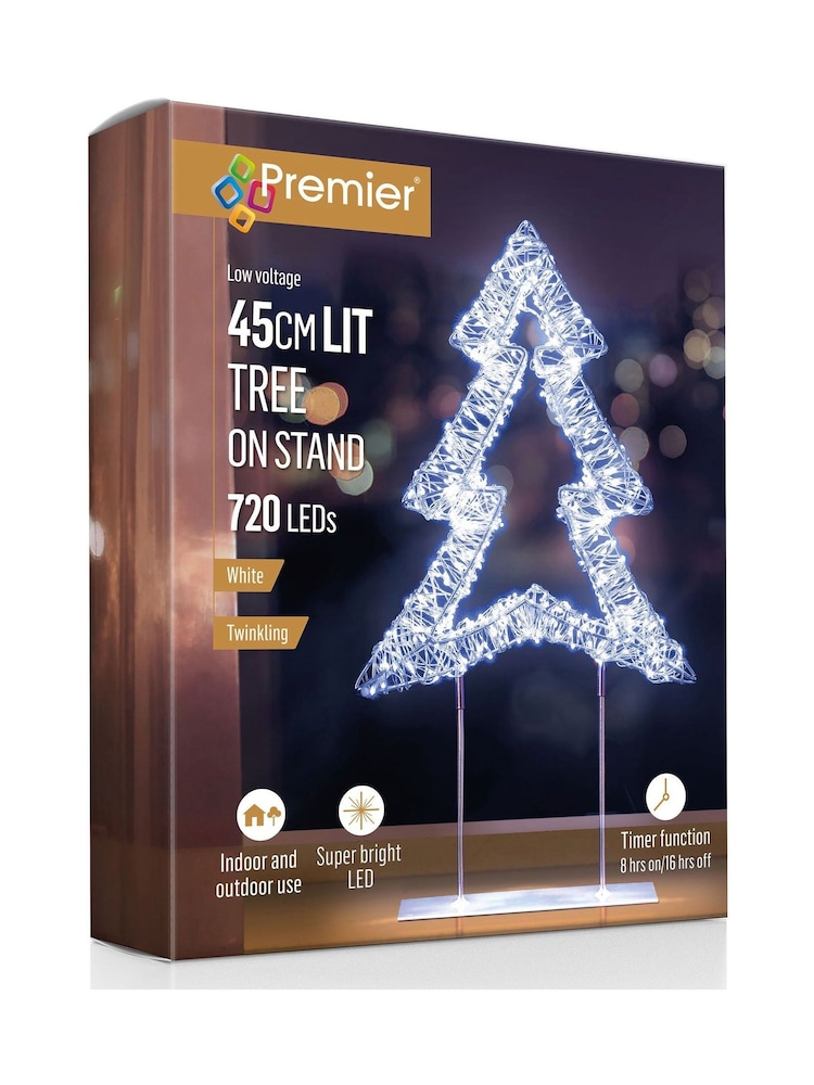 Premier Decorations Ltd 45cm Table Top Tree with 720 LEDs - Image 4 of 4 Premier Decorations Ltd 45cm Table Top Tree with 720 LEDs - Image 4 of 4