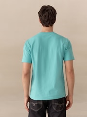 أخضر نعناعي - تي شيرت كتل لون - صورة 3 من 7