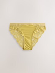 Tulip Print/Green/Cream 3 Pack Knickers - Image 7 of 10