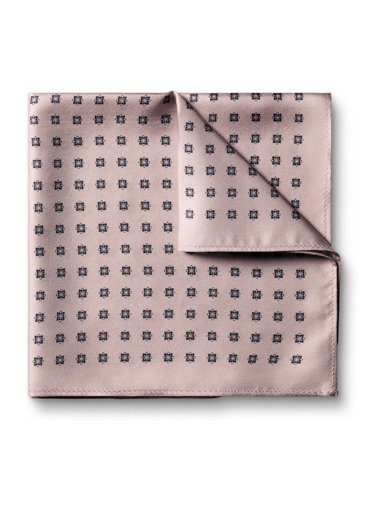 Charles Tyrwhitt Pink Geo Silk Pocket Square - Image 1 of 3 Charles Tyrwhitt Pink Geo Silk Pocket Square - Image 1 of 3