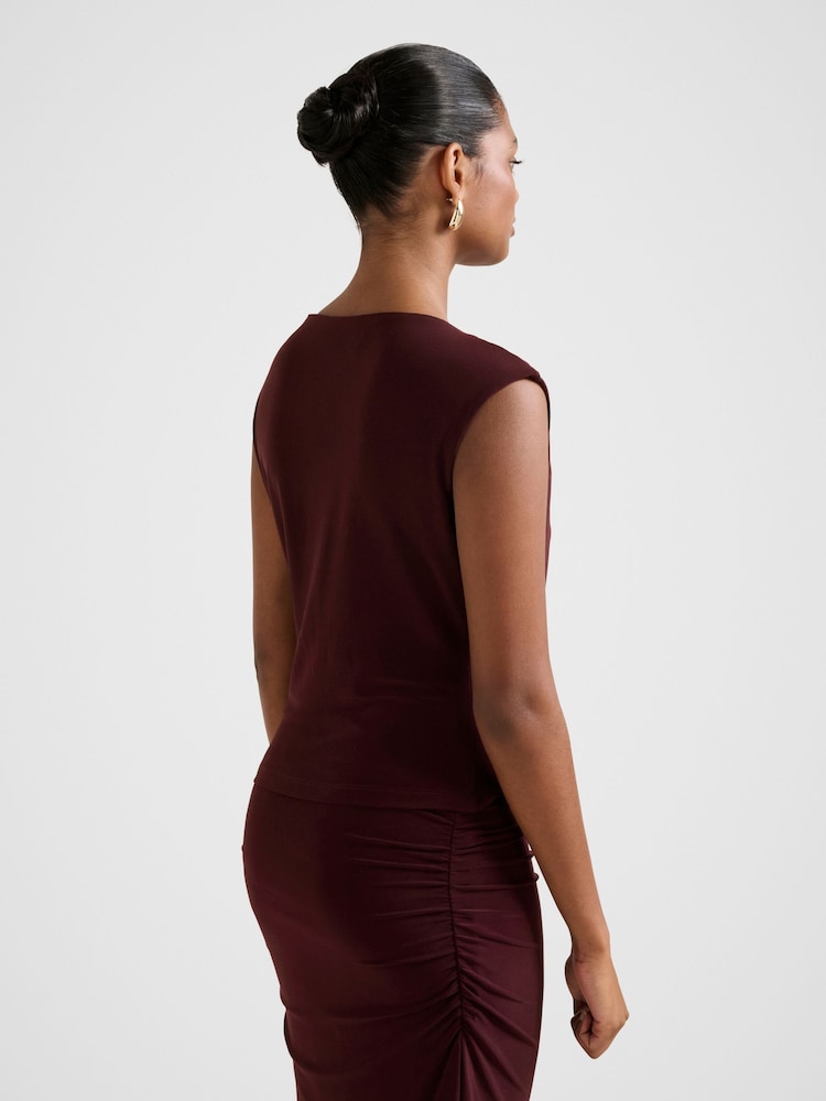 Forever New Purple Jazelle Petite Hardware Detail Dress - Image 2 of 5 Forever New Purple Jazelle Petite Hardware Detail Dress - Image 2 of 5