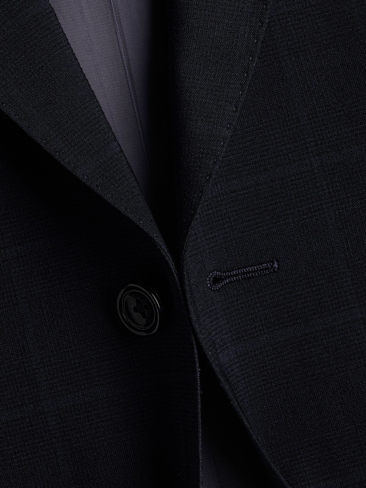 Azul - Charles Tyrwhitt Seasonal Design Windowpane Check Slim Fit Jacket - Imagen 5 de 5