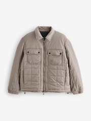 Armani Exchange Quilted Brown Jacket - Image 1 of 1