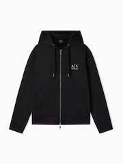 Armani Exchange Zip Through Black Hoodie - Imagen 2 de 4