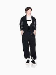 Armani Exchange White Logo Stripe T-Shirt - Image 3 of 6