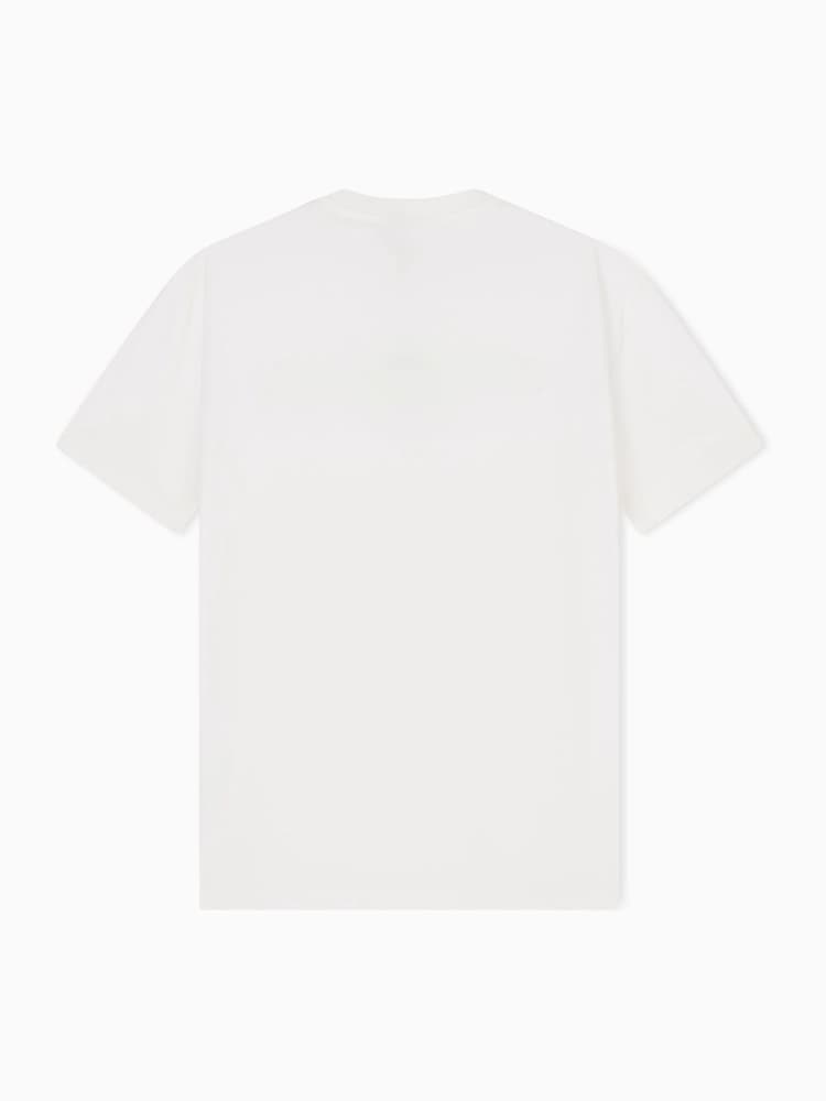 Armani Exchange White Logo Stripe T-Shirt - Image 6 of 6
