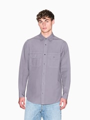 Armani Exchange Work Blue Shirt - Image 1 of 4