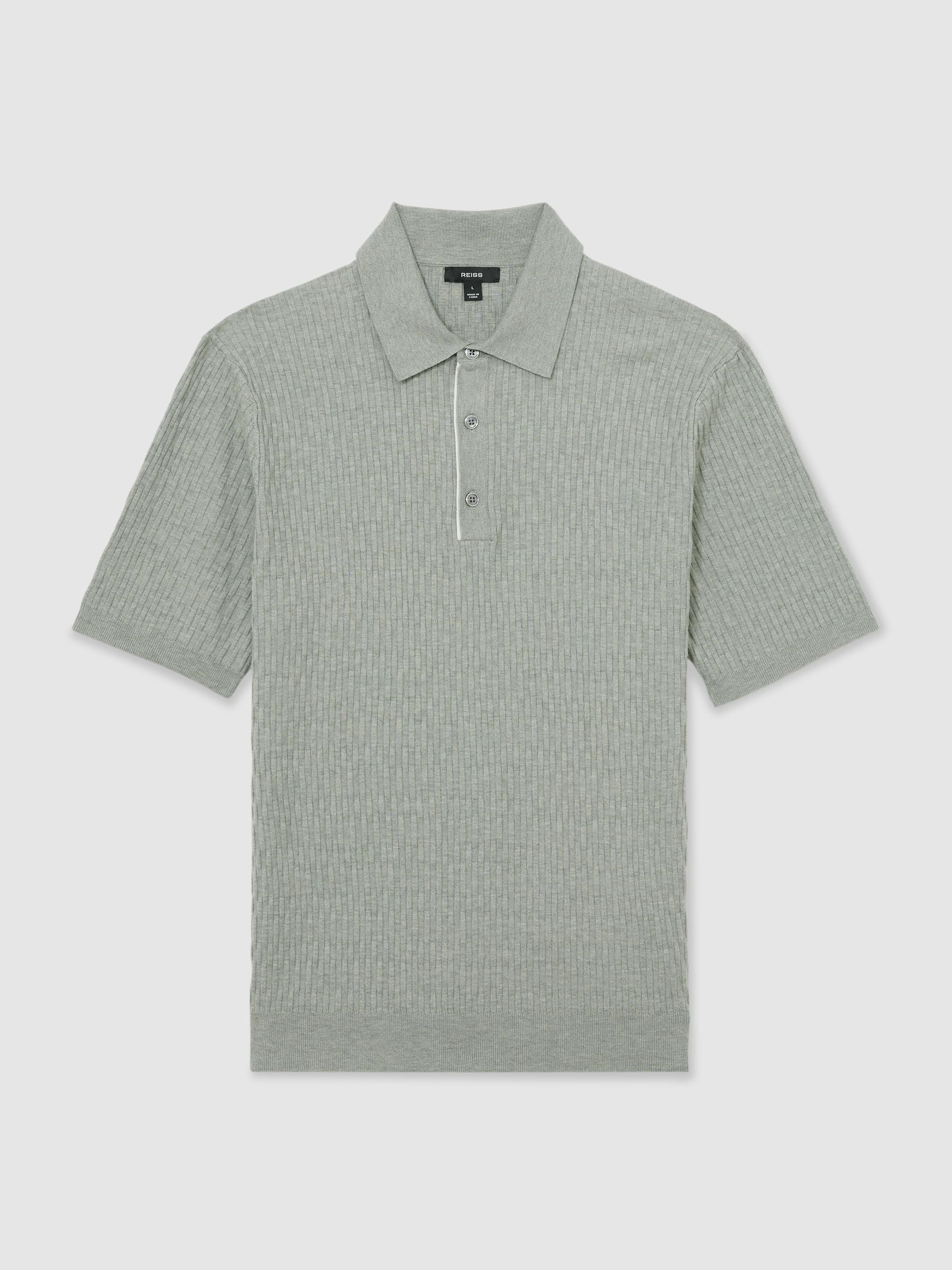 Comprar Sagesuave - Camisa polo Reiss Era em malha texturizada com