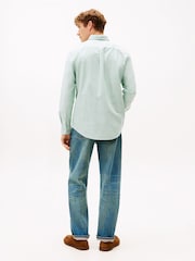 Verde - Tommy Hilfiger Regular Fit Oxford Shirt - Imagen 2 de 5