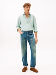 Verde - Tommy Hilfiger Regular Fit Oxford Shirt - Imagen 3 de 5