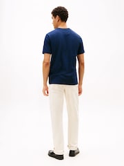 Tommy Hilfiger Blue Photo Print Jersey Crew Neck T-Shirt - Image 2 of 5