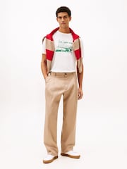 Tommy Hilfiger Natural Photo Print Jersey Crew Neck T-Shirt - Image 3 of 5