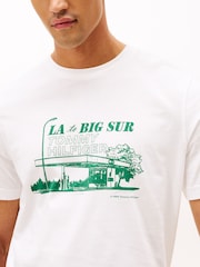 Tommy Hilfiger Natural Photo Print Jersey Crew Neck T-Shirt - Image 4 of 5