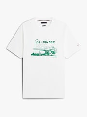 Tommy Hilfiger Natural Photo Print Jersey Crew Neck T-Shirt - Image 5 of 5