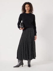 Hush Black Millie Godet Skirt - Image 1 of 6