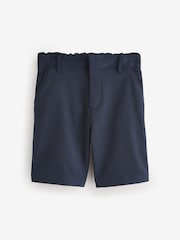 Clarks Blue 3 Pack Fastening Regular School Shorts - Image 3 of 8