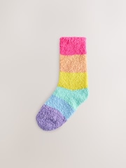 Little Bird by Jools Oliver Pastel Motifs Cosy Ankle Socks 3 Pack - Image 3 of 6