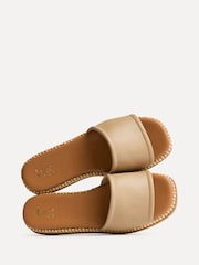 Linzi Natural Stay Raffia Flatform Mule Sandals - Image 5 of 5
